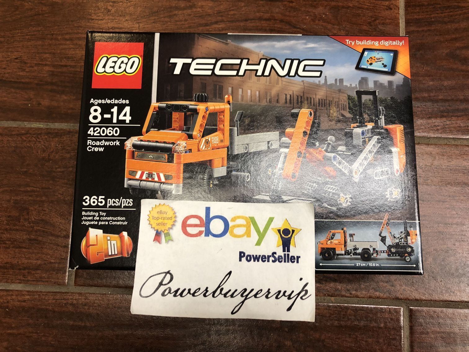 NEW LEGO Technic Roadwork Crew 42060 Construction Toy No Sales Tax